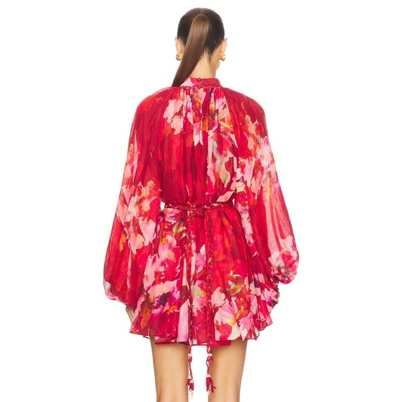 Hemant and Nandita Tuhi belt short linen blend dress NWT - Picture 2 of 6